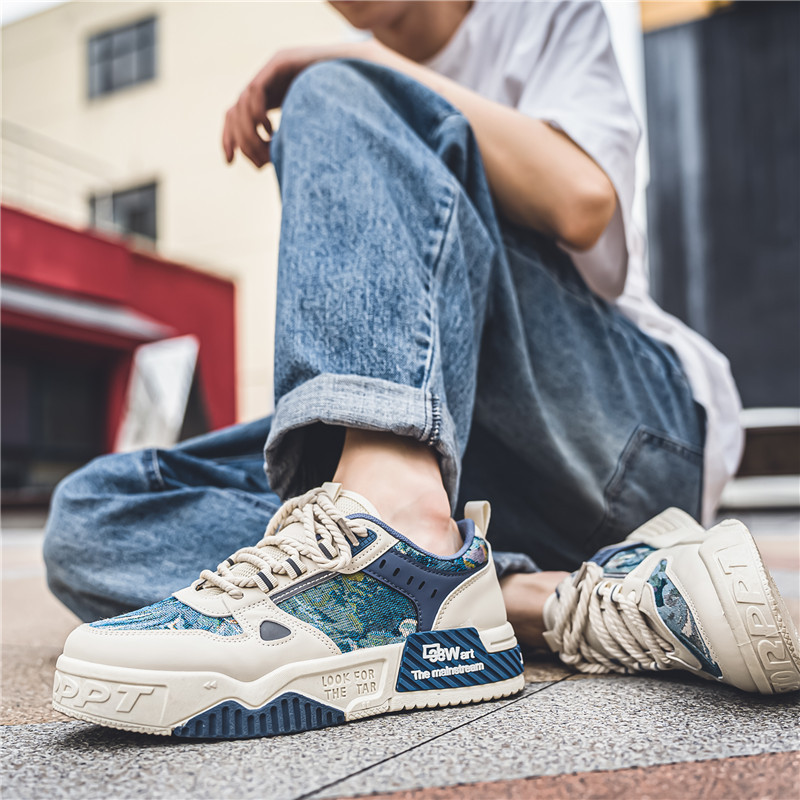 2025 Summer New Sports Trendy Versatile Casual Board Men's Handsome Canvas Shoes C6099_voghion.com