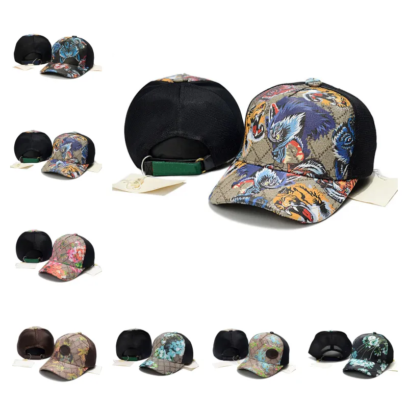 Designer Hut Baseball Cap Blummen Planz Déier Print Klassesch Bréif Moud Fraen a Männer Sonneschutz Cap Sports Ball Caps_voghion.com