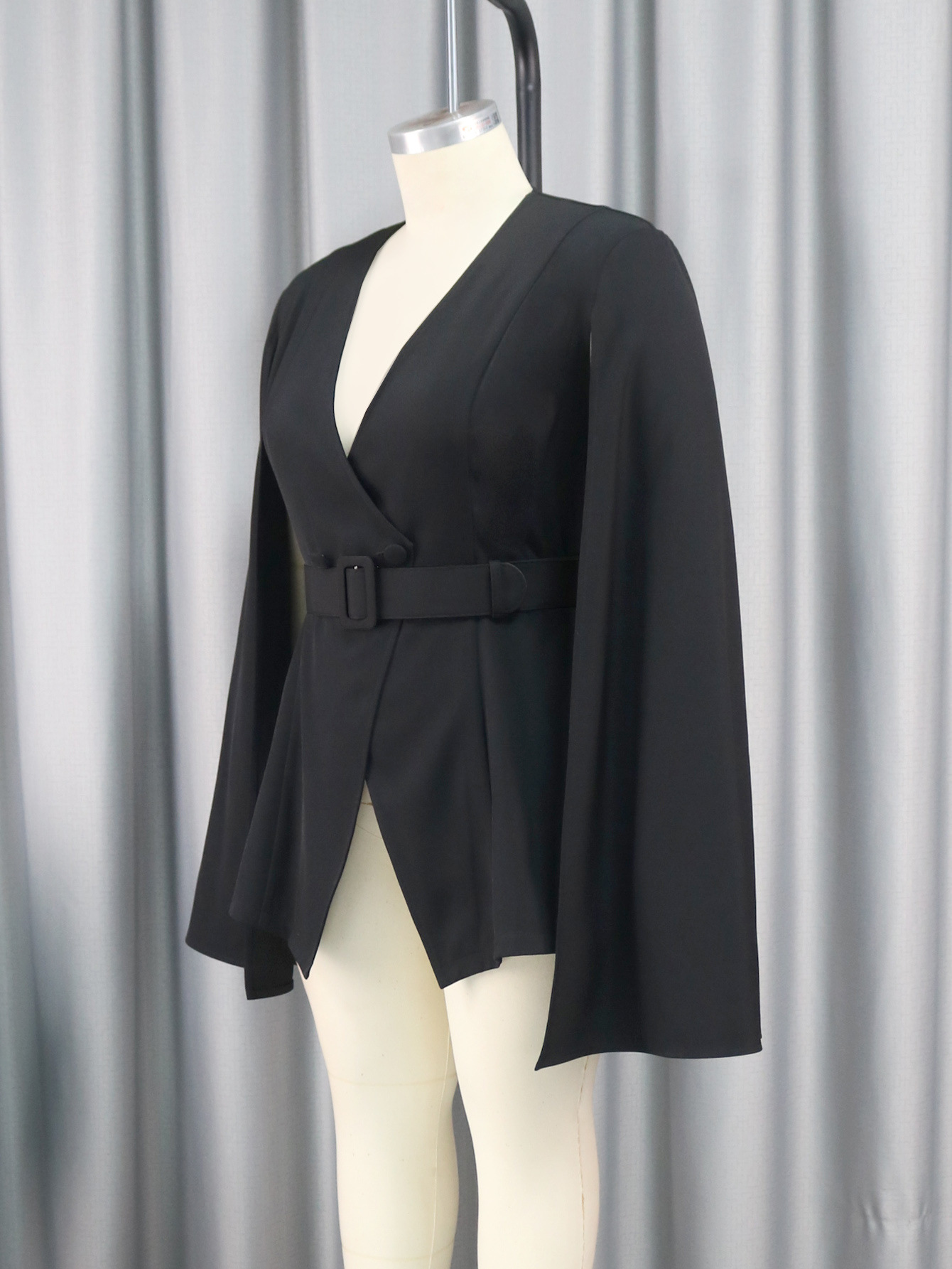 Women's long sleeve small suit fat MM workplace commuting women's clothing Suit coat_voghion.com