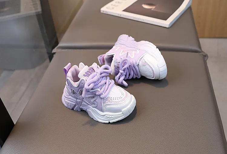 Scarpe da ginnastica per bambini, da tennis e da corsa, in pelle, per bambini, alla moda, con suola morbida, per neonati e bambini._voghion.com