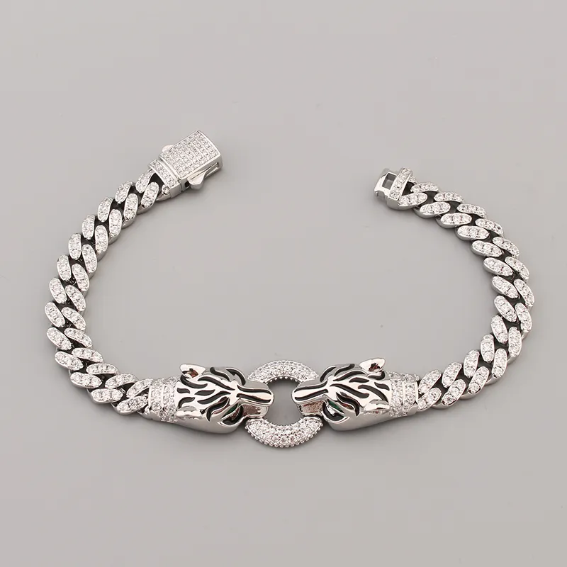 new wide gold sliver Leopard animals Bangle bracelets chain Love Designer for women men couple fashion designer Wedding_voghion.com