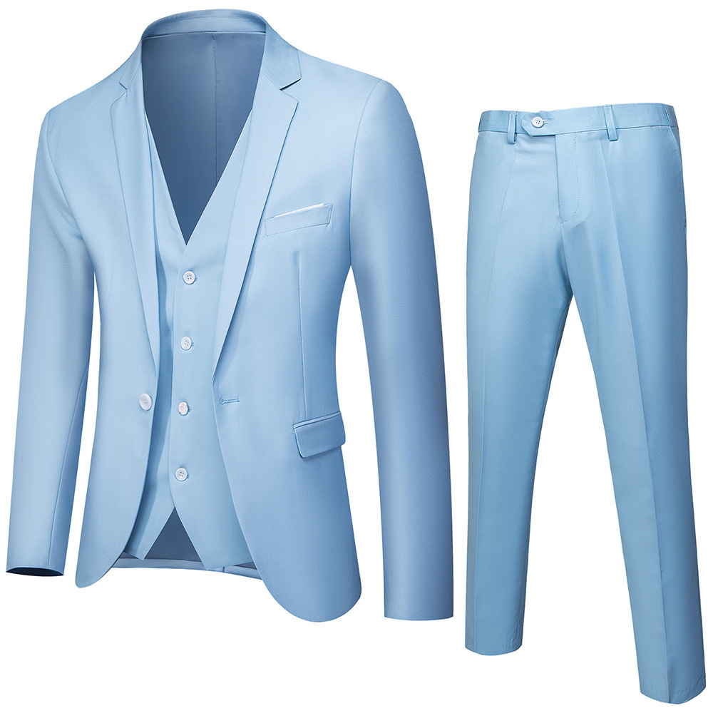 Men's Business Slim-Fit Suit Set