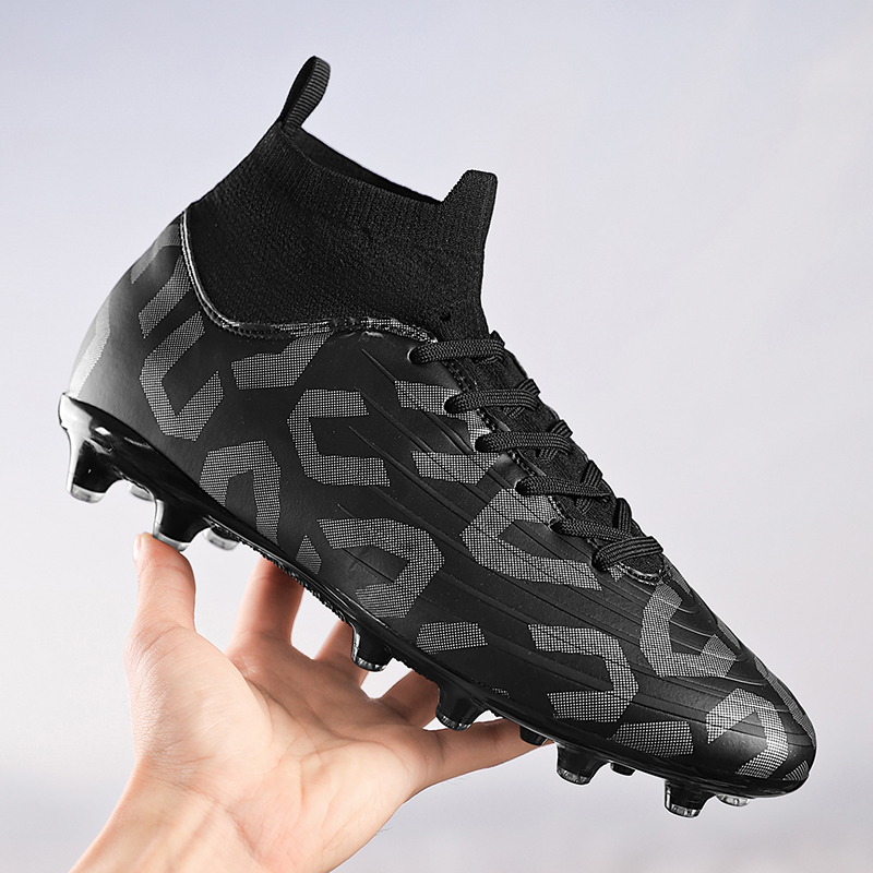 Jahr des Drachen Hauptförderung Neue große Jugend-Fußballschuhe mit langen Spikes 35-47_voghion.com