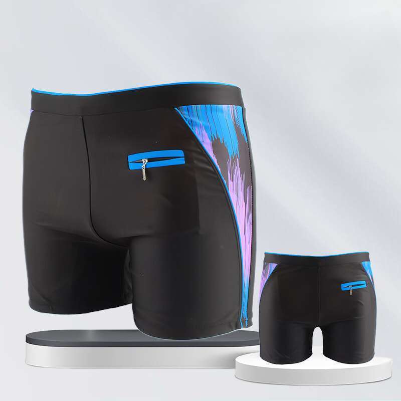 Costume de baie de vară supradimensionate, cu buzunar, de lux pentru bărbați, cu linii colorate blocate, echipament pentru bărbați_voghion.com