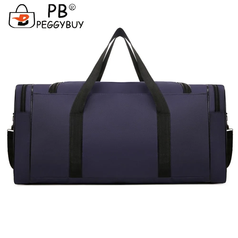 Large Capacity Weekend Oxford Hand Lage Waterproof Portable Unisex Zipper Outdoors Duffle Travel Bag_voghion.com