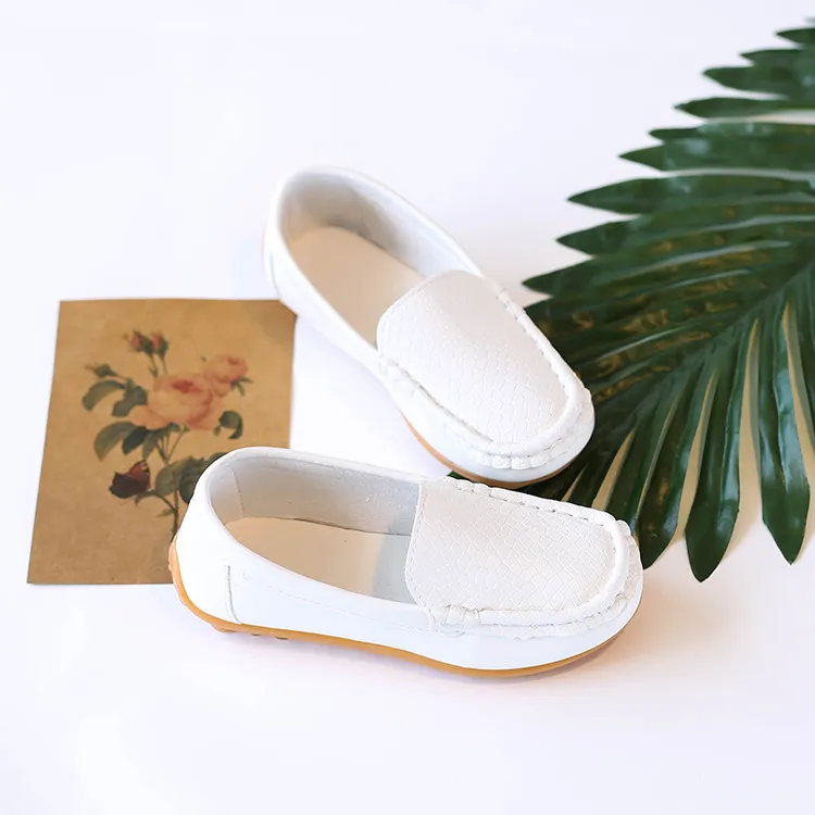 Mocasini sport casual pentru copii, culori bomboane, unisex, băieți și fete, mocasini moi, alunecă-on din piele PU, pentru copii mici, Happysteps, pantofi pentru tineri_voghion.com