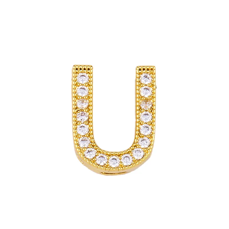 Initial Letter Necklace Pendant Gold Alphabet A To Z Personalised_voghion.com