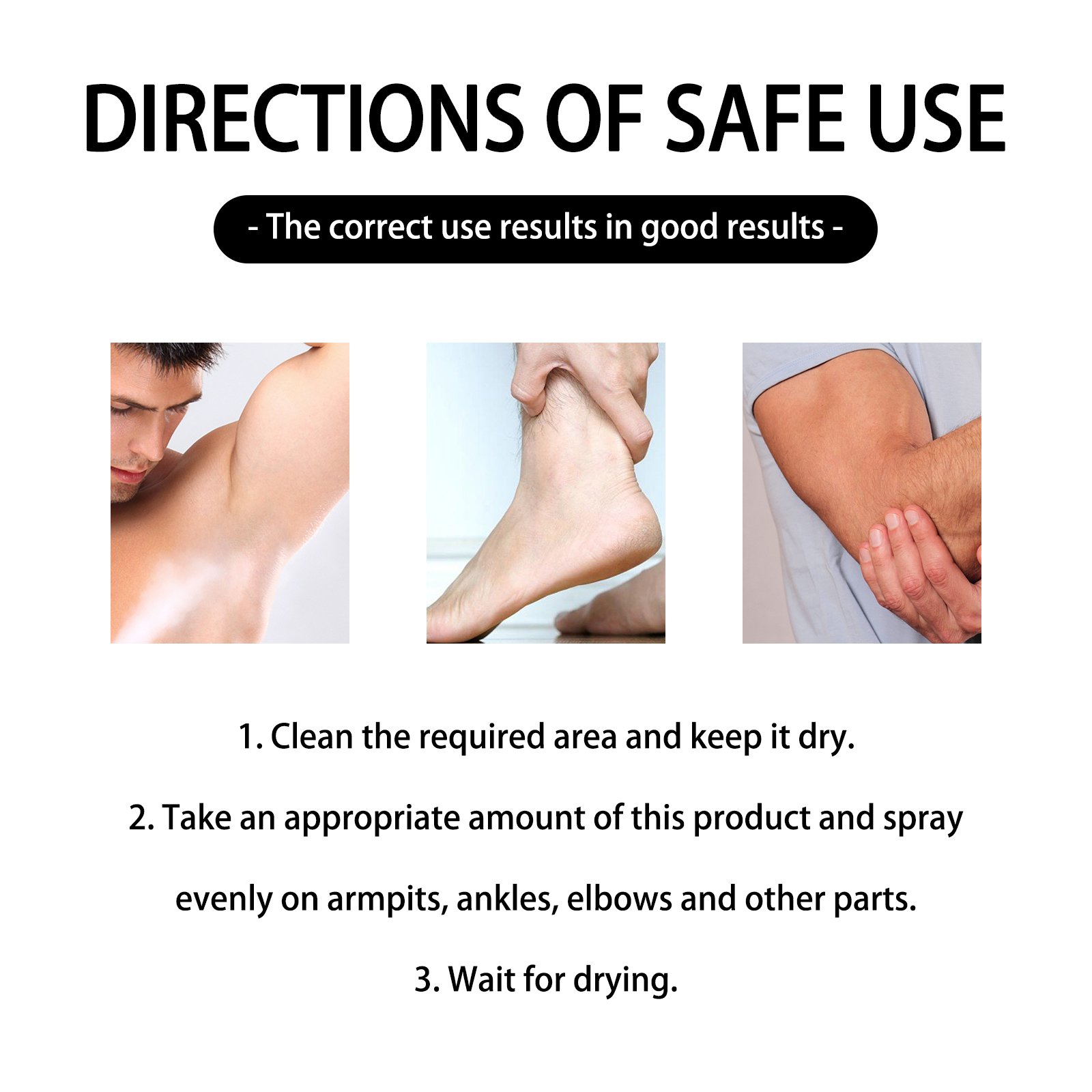 EELHOE Antiperspirant, Underarm Sweat Odor Body Odor Cleansing Refreshing Fragrance Spray_voghion.com