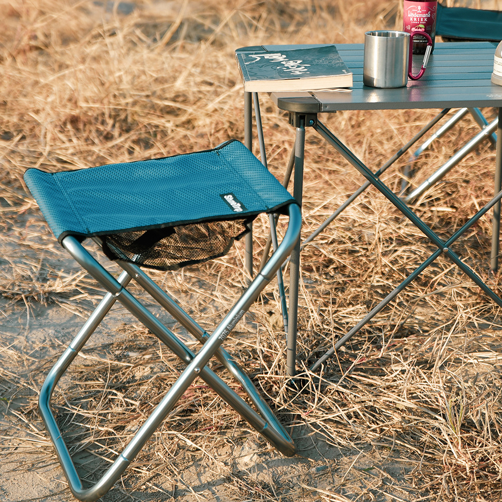 Tragbarer Hocker, Picknick-Strandstuhl, Outdoor-Klappstuhl, Campingstuhl, ultraleichte Aluminiumlegierung, Freizeit-Picknickstuhl für Erwachsene_voghion.com