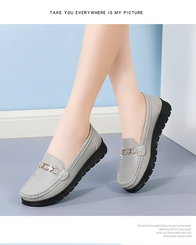 Scarpe casual donna comode con suola morbida antiscivolo basse_voghion.com