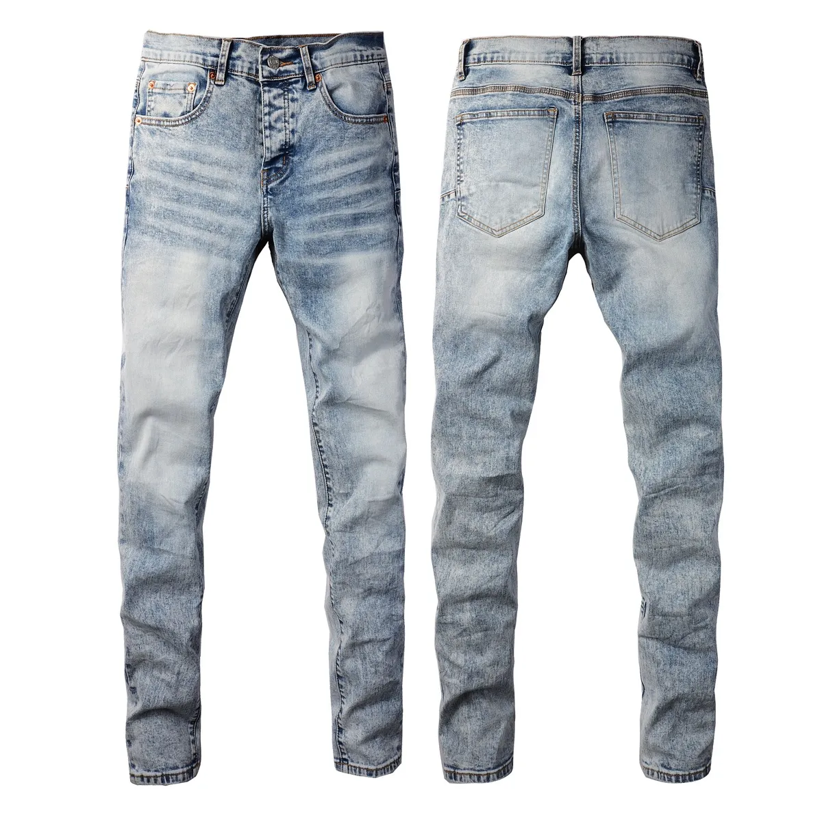 Pantaloni da uomo Jeans viola Jeans firmati in denim Pantaloni da uomo neri di alta qualità Jeans da motociclista strappati retrò dritti slim_voghion.com