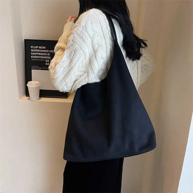 Ladies Shoulder Bags Suede handle Bag High-end Feel Niche Design Casual s Large Capacity Vintage Commute_voghion.com