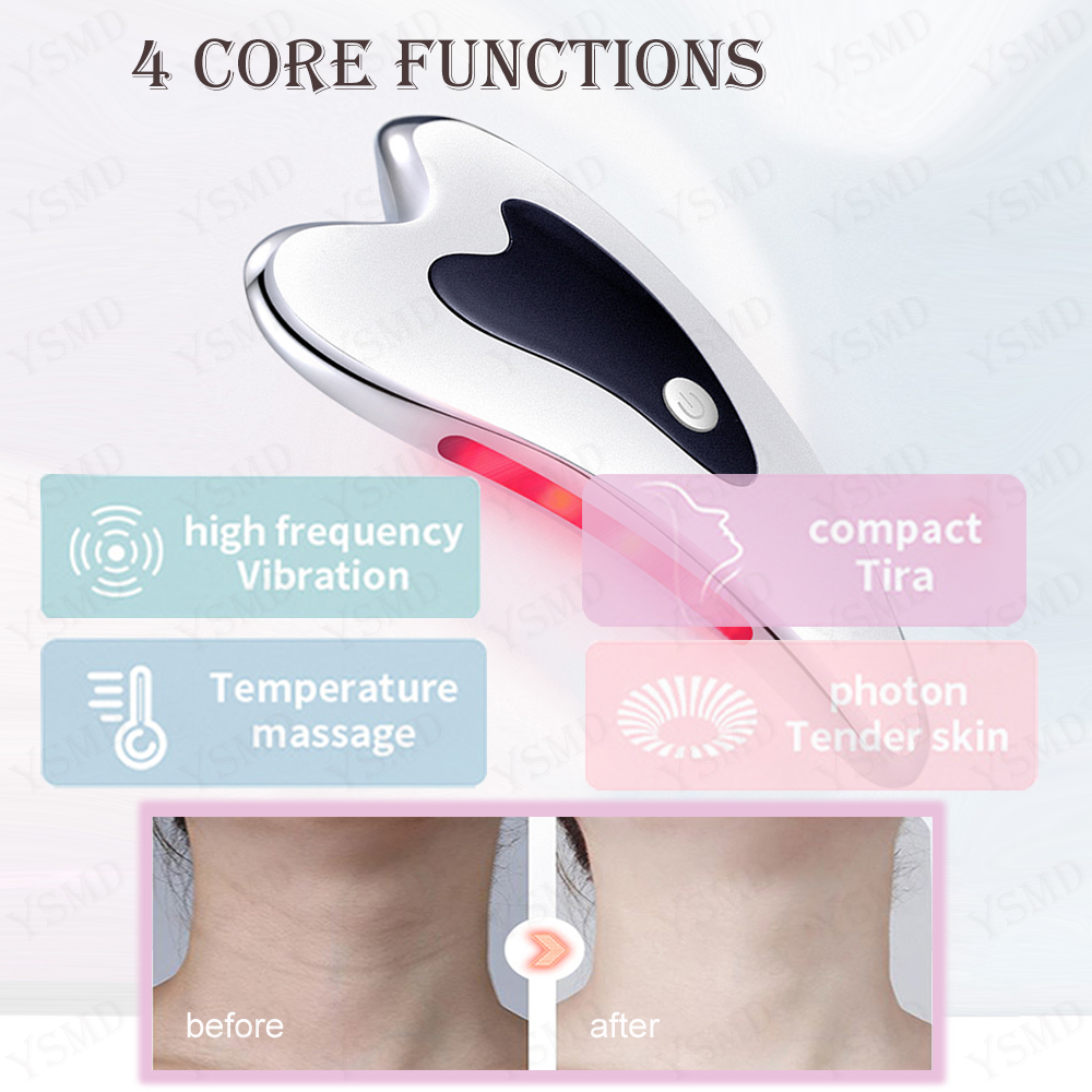 USB-Ladegerät für Gesichtslifting, Kristall-Schabbrett, Massagegerät für Gesicht, Instrument, Faltenentferner, Kinn, Hals, Schönheits-Hautpflege-Tool_voghion.com