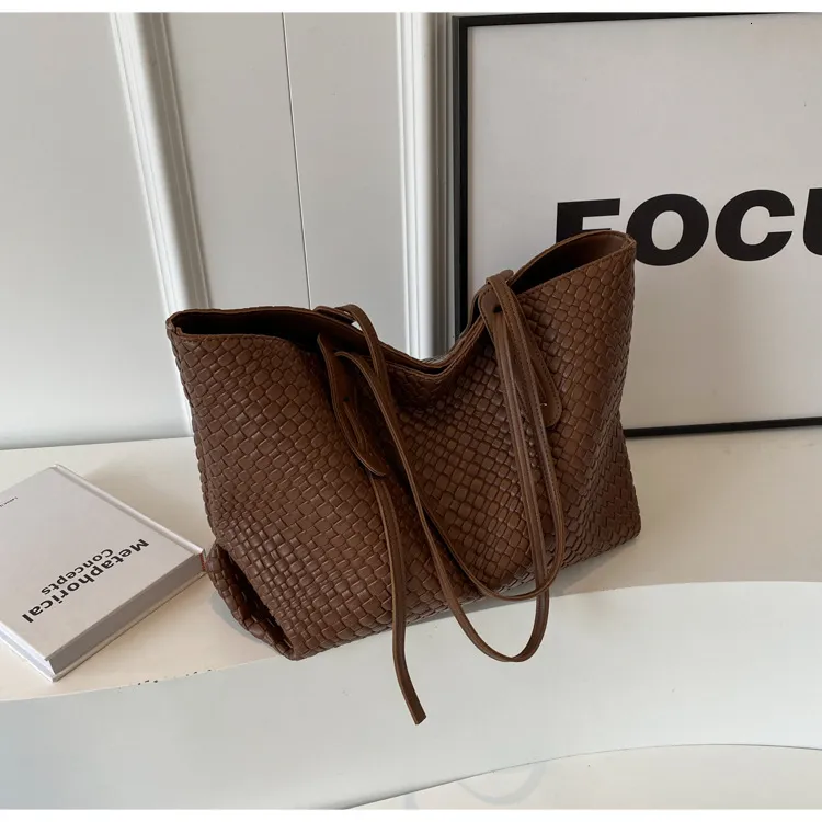 Markendesigner Große Kapazität Tote Shouler Für Frauen Handtaschen Geldbörsen 2024 Neue Vintage Damen Shopping Reisetaschen_voghion.com