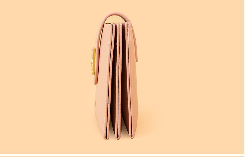 Baellerry new ladies card holder Korean style fashion buckle coin purse versatile light and compact wallet wholesale_voghion.com