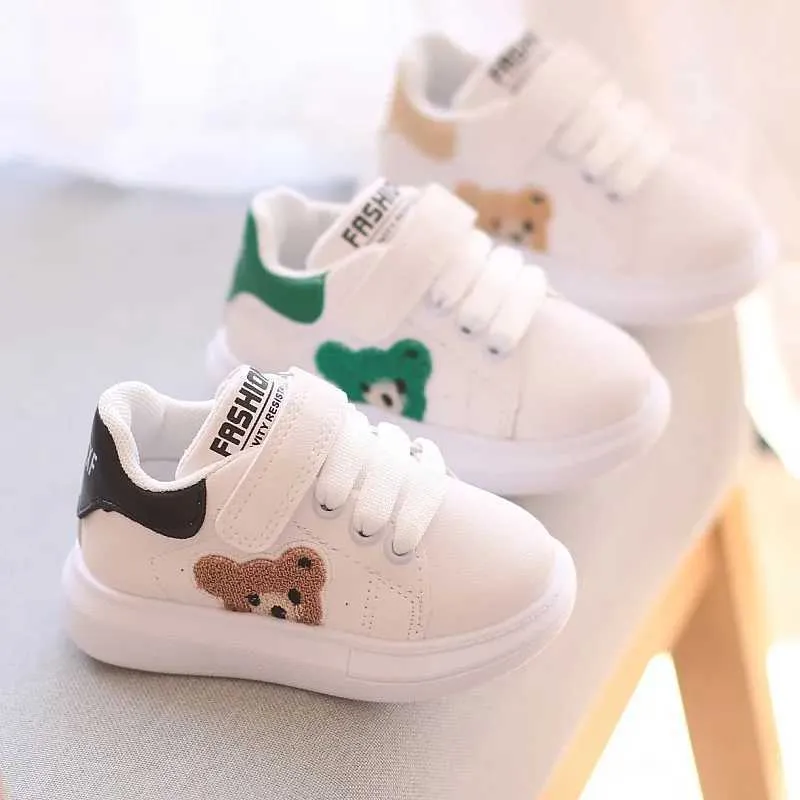 Atletische Outdoor Kinderen sport jongens meisjes wit lente en herfst casual waterdichte antislip zachte schoenen H241019_voghion.com