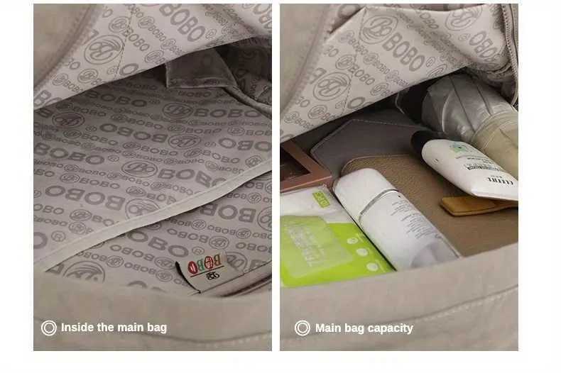 Großzügiger, wasserdichter, transparenter Laptop-Rucksack für Damen mit mehreren Taschen für die Reise, für die Uni oder die Schule C241107_voghion.com