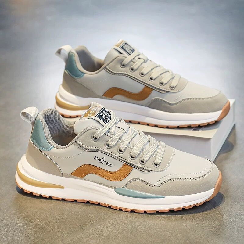 Men's summer new breathable plate men's trend with height increase sports casual running tide shoes_voghion.com