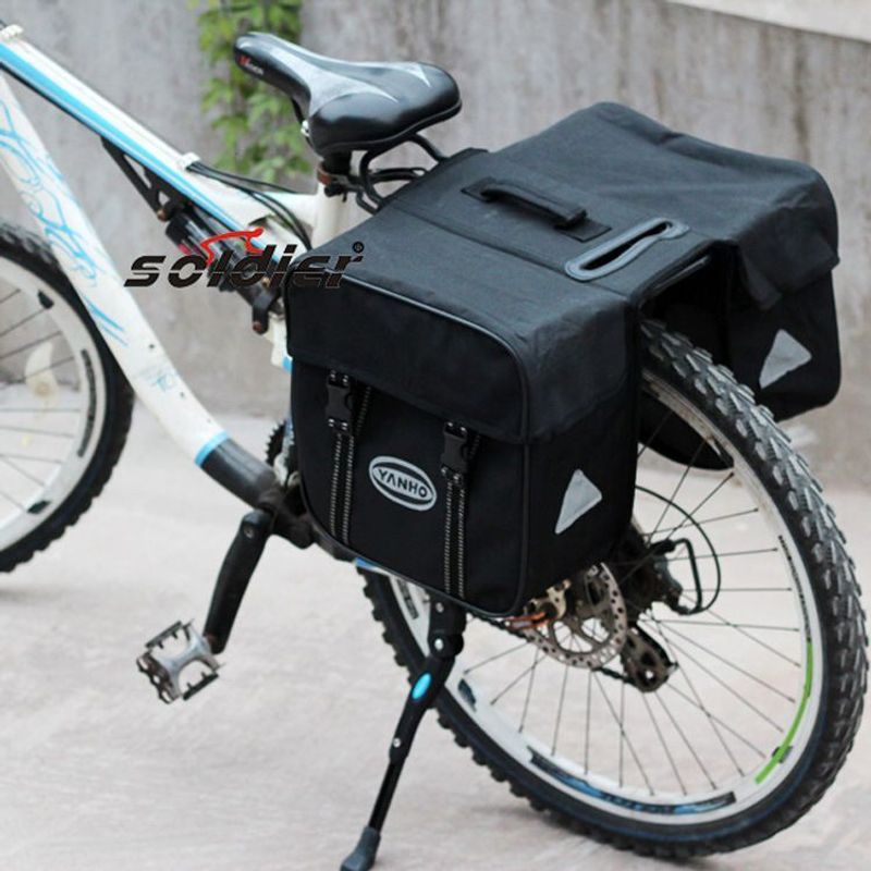 Bicycle Backpack, Waterproof Mountain Bike Shelf Rainproof Lare Capacity Ridin Camel Ba, Bicycle Rear Tail Support_voghion.com