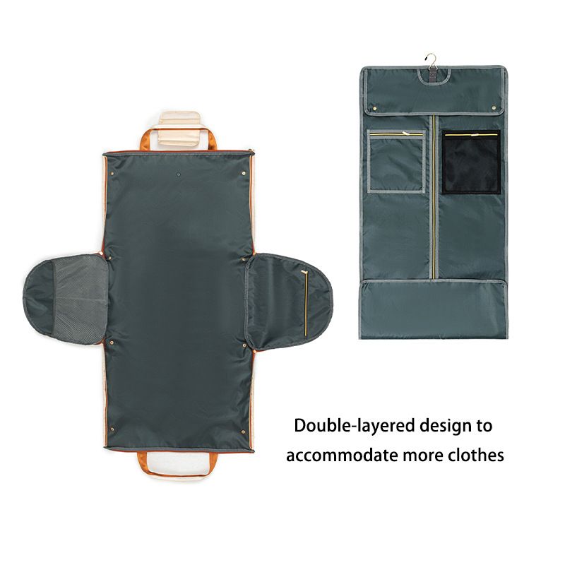 Reise-Kleidertasche, umwandelbare Kleidertasche, verschleißfest, faltbar, zum Aufhängen, kann quer über den Körper_voghion.com