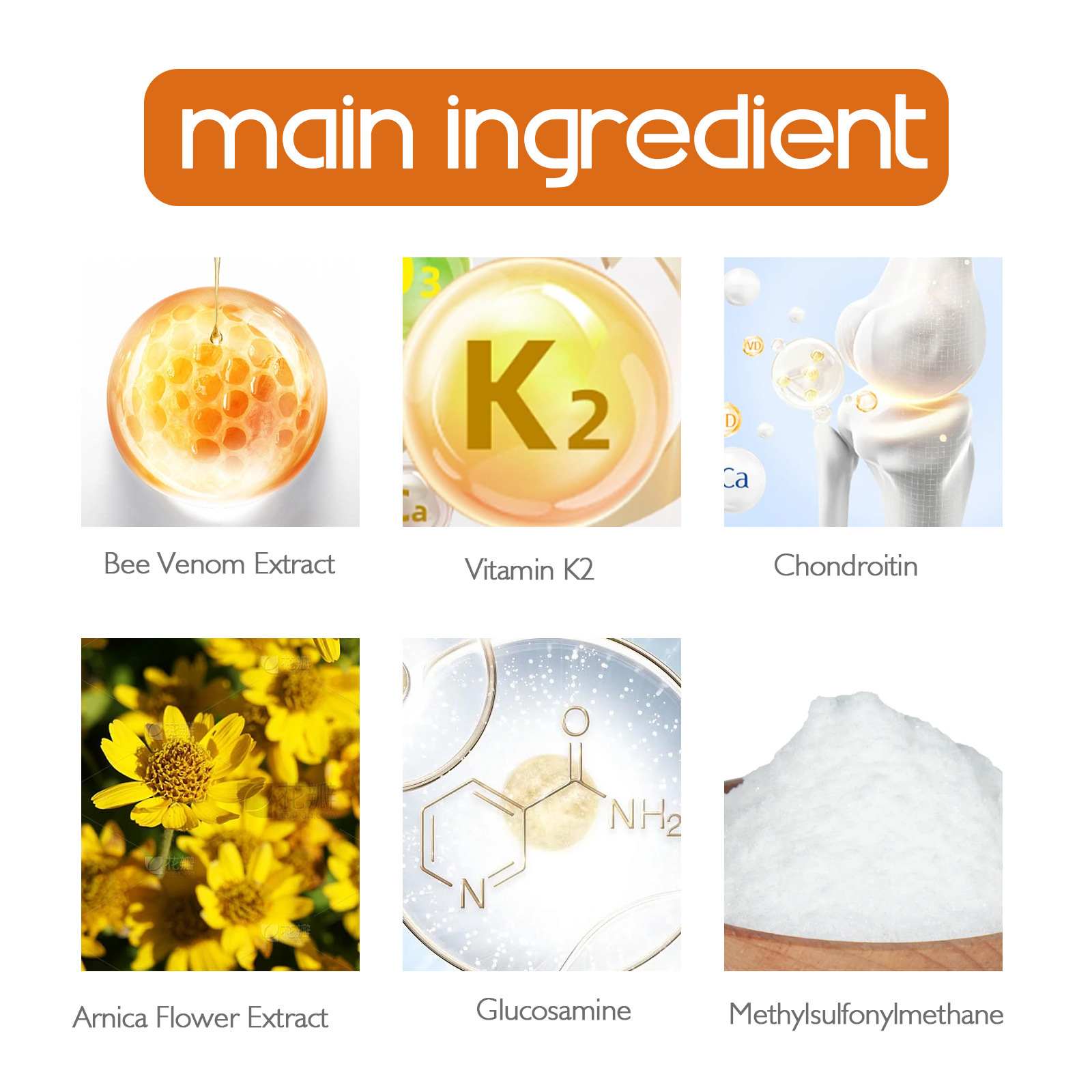 Crema para el cuidado corporal con veneno de abeja 2024 para aliviar el dolor en las manos, los pies, los músculos, la columna lumbar y las articulaciones por estar sentado durante mucho tiempo_voghion.com
