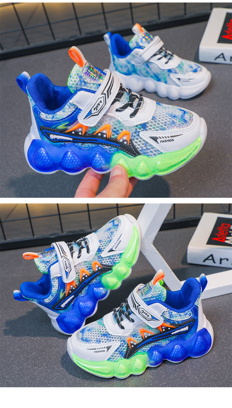 Sports 2024 Spring Autumn New Mesh Breathable Men's and Children's Shoes, Lightweight Soft Sole Running Shoes for Senior_voghion.com