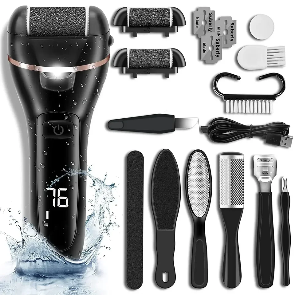 Râpe pieds électrique rechargeable anti-callosités pour pieds_voghion.com
