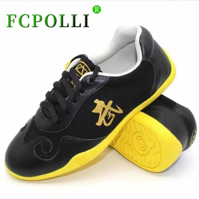 Profesionāls Kungfu priekš Unisex Melns Sarkans Cīņas Mākslas Vīrieši Sievietēm Ērti Wushu apavi Pāri Taiji Kurpes 240625_voghion.com