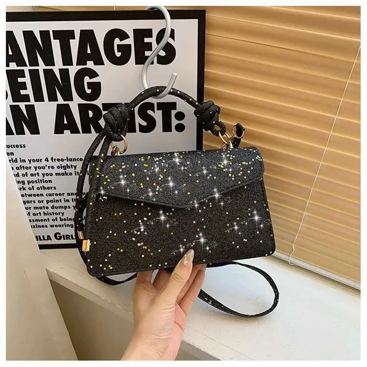 Bolsas femininas brilhantes, aba sólida, lantejoulas, stachels, bolsa crossbody, moda verão feminina, brilhante, mensageiro, ombro_voghion.com