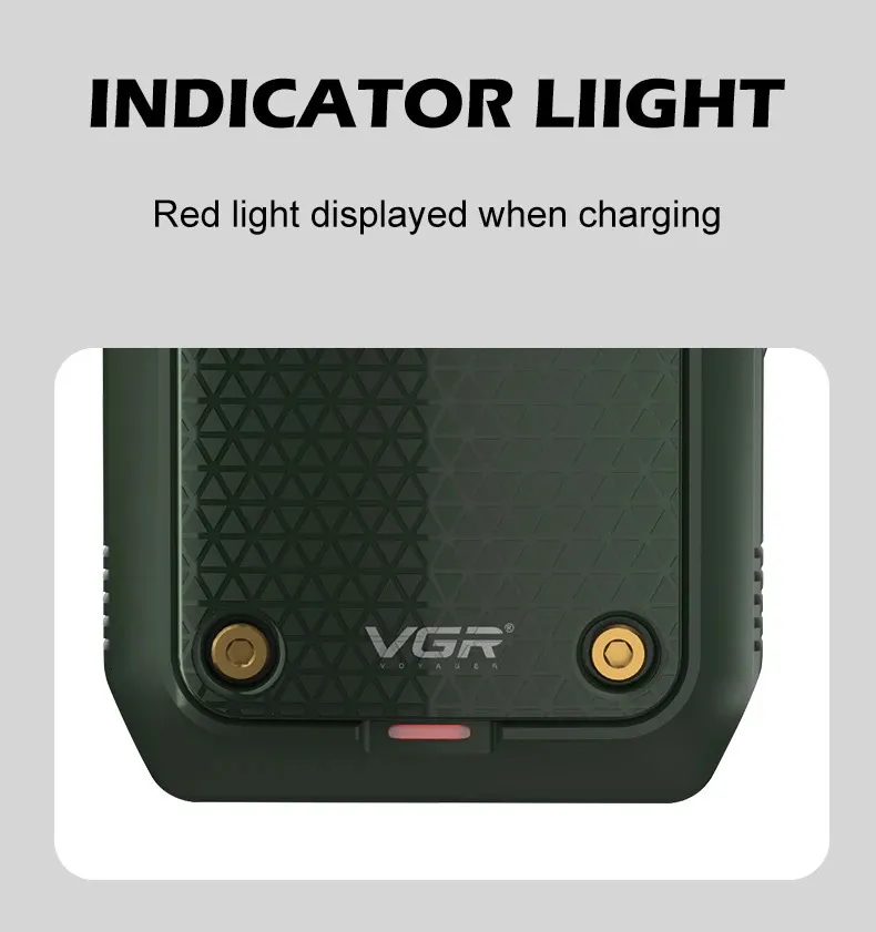 VGR Razor Electric Professional Rechargeable Razors Portable Beard Trimmer Mini Hair Shaver For Men V-353 240627_voghion.com