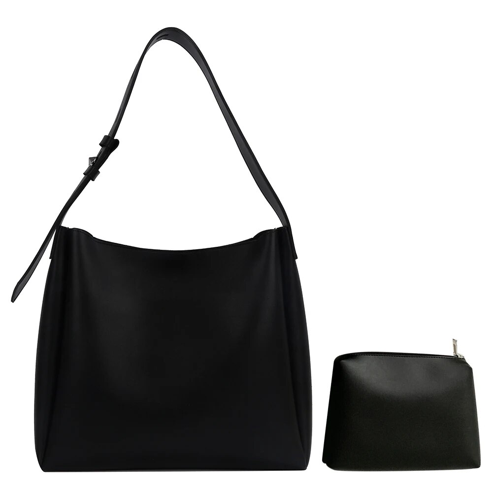 Modna skórzana torba shopper dla kobiet 2023 Tend Female Prosta duża torba na ramię o dużej pojemności Torebki i portfele_voghion.com