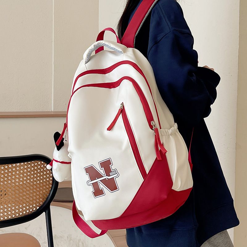 Mochila masculina e feminina de grande capacidade, à prova d'água, resistente ao desgaste, bolsa de viagem para curta distância ao ar livre, simples e_voghion.com