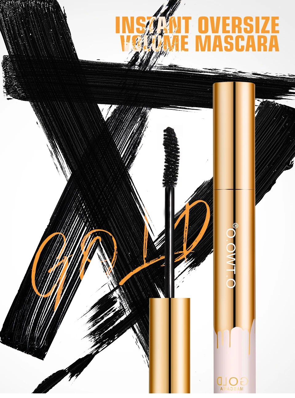 Professional Waterproof Curling Mascara For Natural Black Lashes_voghion.com