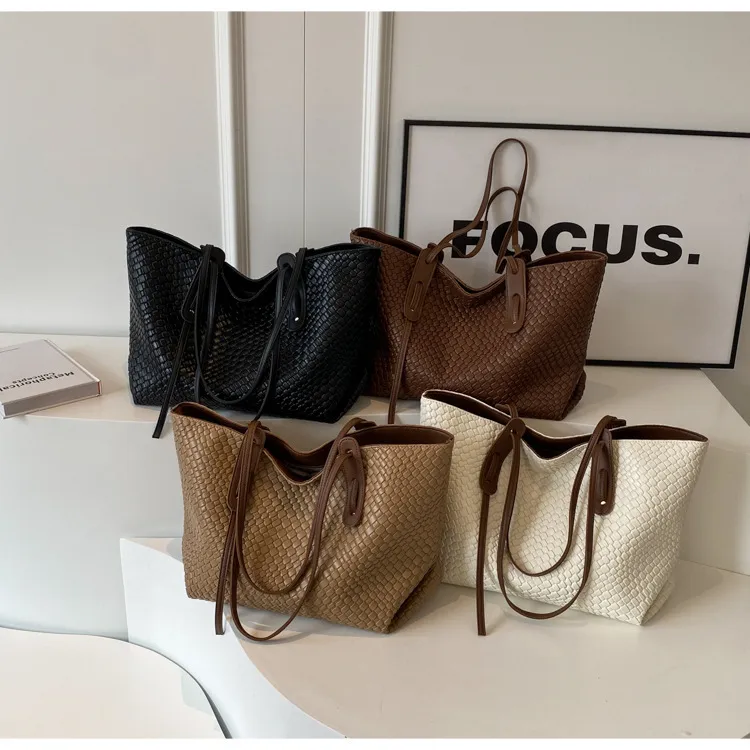Markendesigner Große Kapazität Tote Shouler Für Frauen Handtaschen Geldbörsen 2024 Neue Vintage Damen Shopping Reisetaschen_voghion.com