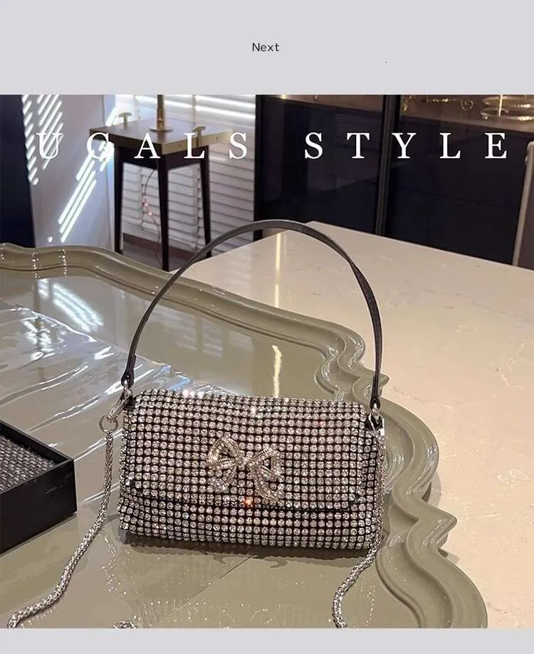 Crystal Rhies Dia Square Glitter Women Handbag Fashion Evening Wedding Party Clutch Purse Shoulder Bag Street Dressing_voghion.com