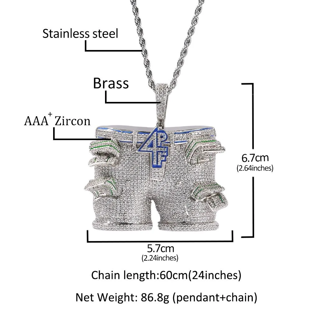 4pf Pants Pendant Necklace With 5a Zircon For Men Gold Plated_voghion.com
