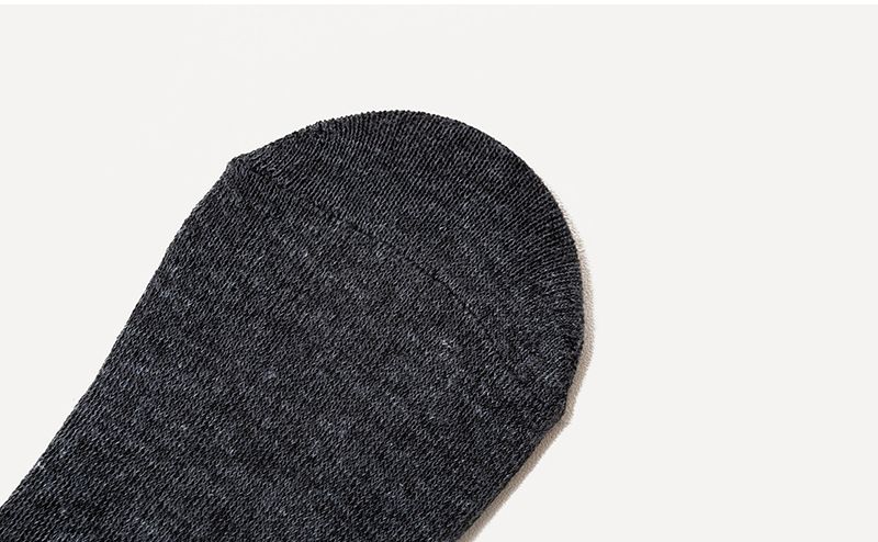 Calzini invisibili in cotone da uomo, in silicone, casual, antiscivolo, a bocca bassa, in tinta unita, in bianco e nero, per barche_voghion.com