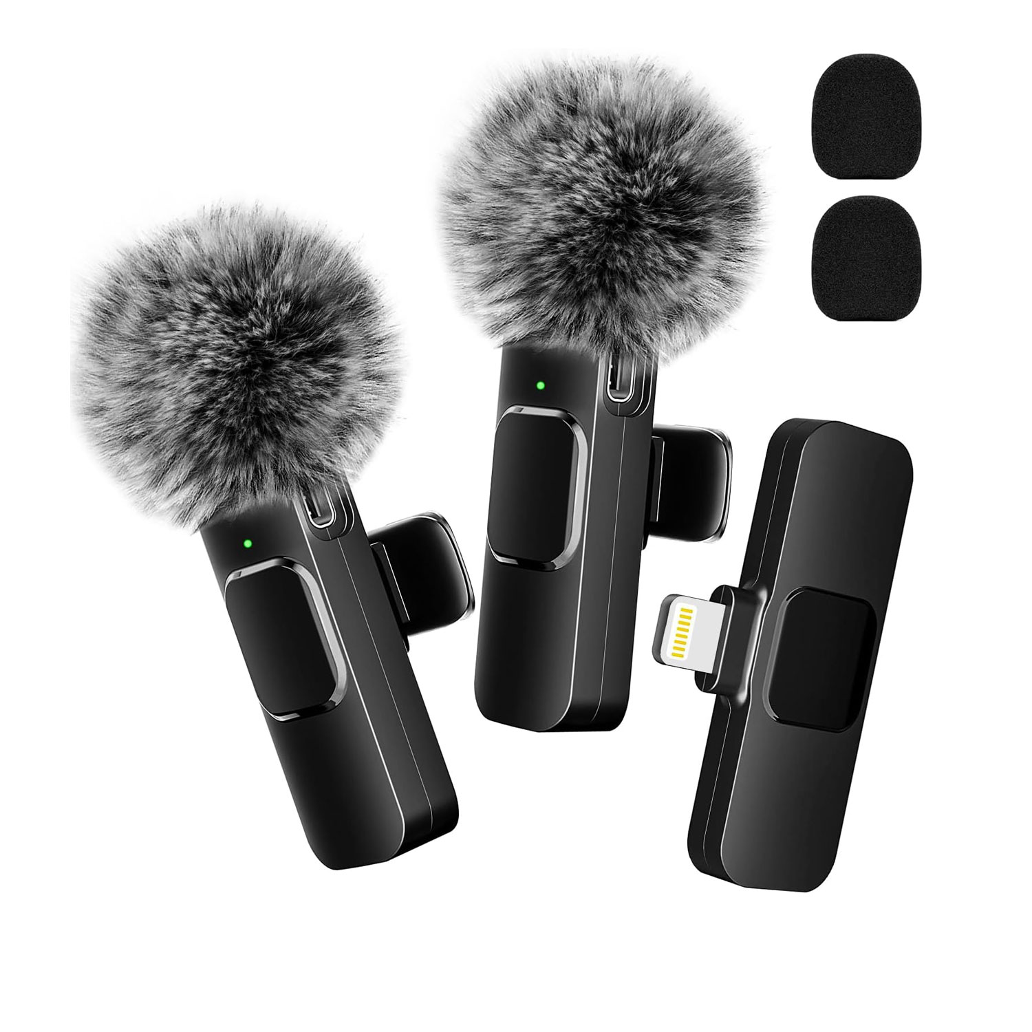 New Wireless Lavalier Audio Video Recording Mini Mic For Iphone Android Laptop Live Gaming Mobile Phone Microphone