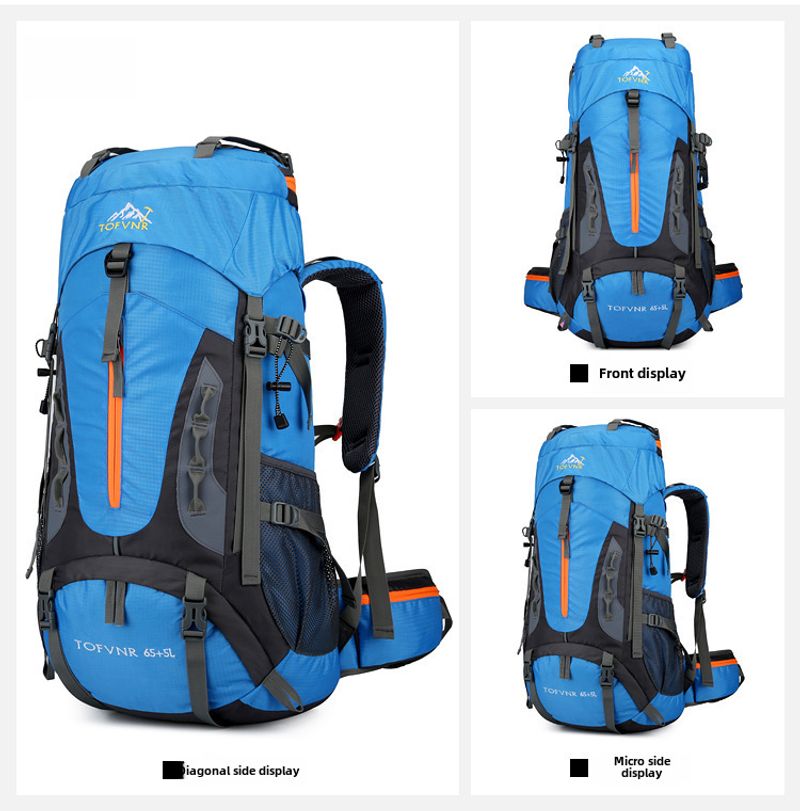 New multi-functional backpack outdoor hiking bag travel large capacity wear-resistant shoulders_voghion.com