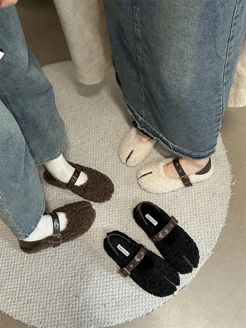 women Moccasins Round Toe Casual Woman Shoe Autumn Loafers Shallow Mouth Boat New Fall ck Buckle Strap Leisure Rubber_voghion.com