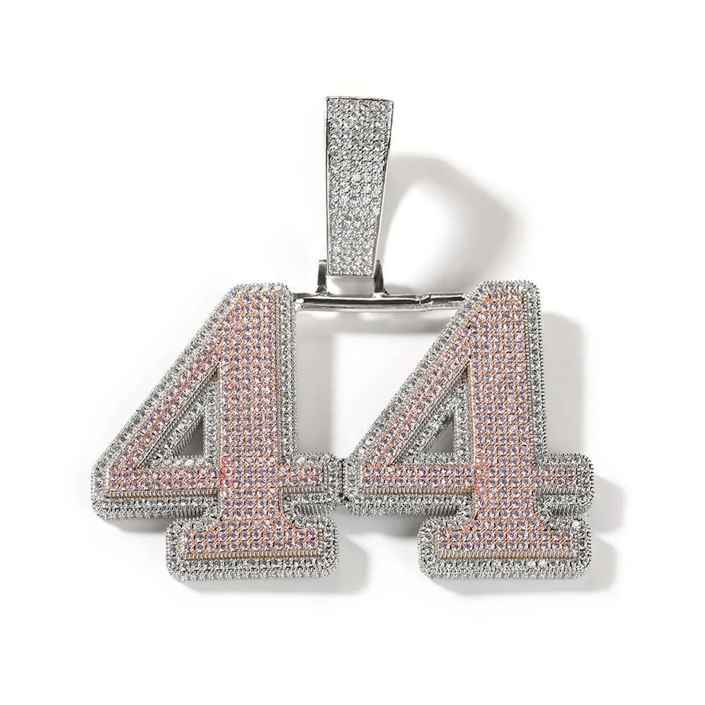 Collana Hip Hop fai da te con ciondolo a lettera numerica in diamanti, collana classica GRA moissanite, diamante, oro, argento sterling_voghion.com