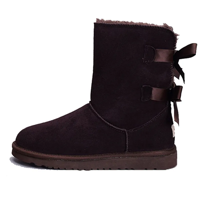 Snow Designer boots Women Winter Fashion Australia Classic Slip-On Short Ankle Knee Bow girl MINI Bailey Boot Womens_voghion.com