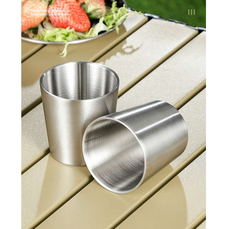 304 Outdoor Stainless Steel Tableware, Camping Equipment, Gift Set, Portable Travel Picnic_voghion.com