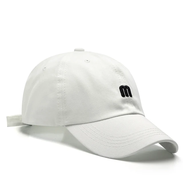 Hot Sale Embroidered M Baseball Cap For Women Men New Spring Summer Cotton Solid Sunhat Sports Snapback Caps Fashion Hip Hop_voghion.com