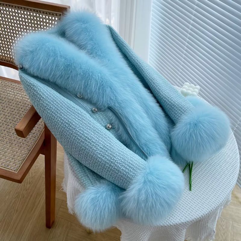 Frauen Kleidung temperament heißer mädchen winter tragen neue fuchs pelz kurze weibliche dame mantel_voghion.com