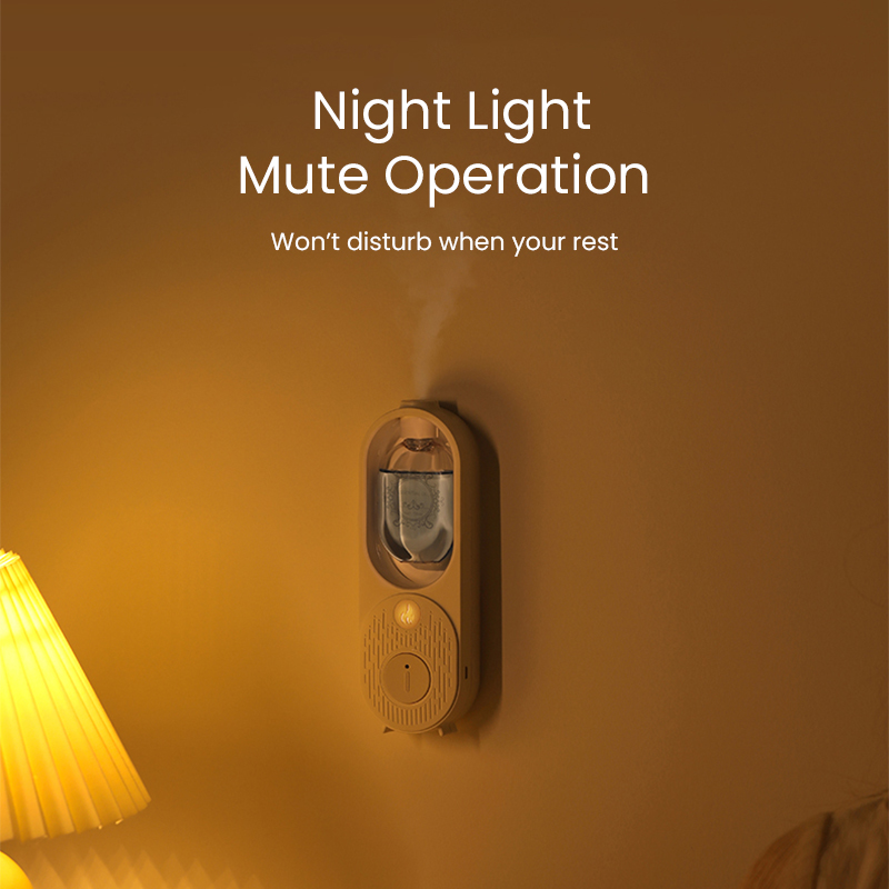 Diffusore di aromi portatile elettrico USB Air Fresher olio essenziale nebbia fine 5 modalità nebulizzatore con luce notturna a LED_voghion.com