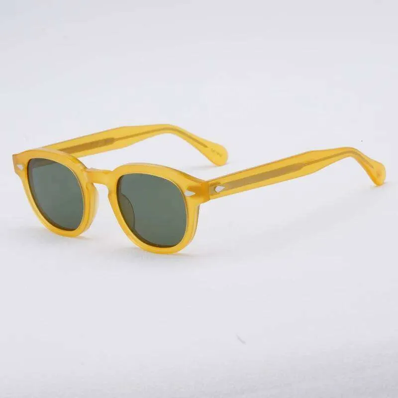 Occhiali da sole vintage in acetato di alta qualità per uomo e donna, con montatura nera tartarugata, del marchio Lemtosh._voghion.com