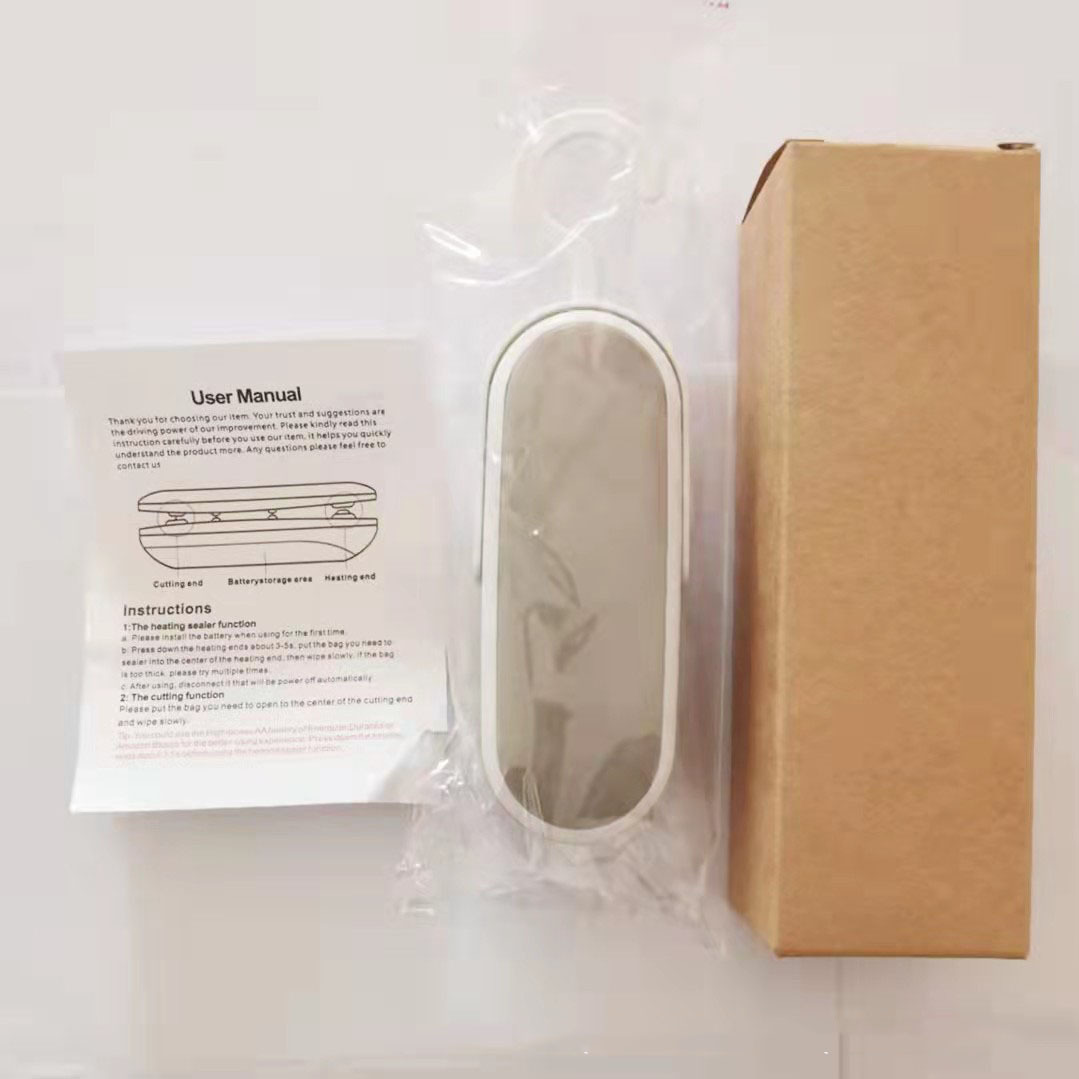 Mini macchina sigillatrice portatile termosaldatrice sacchetto di plastica per la conservazione di confezioni adesivo e sigilli utili per alimenti snack clip di sigillatura_voghion.com