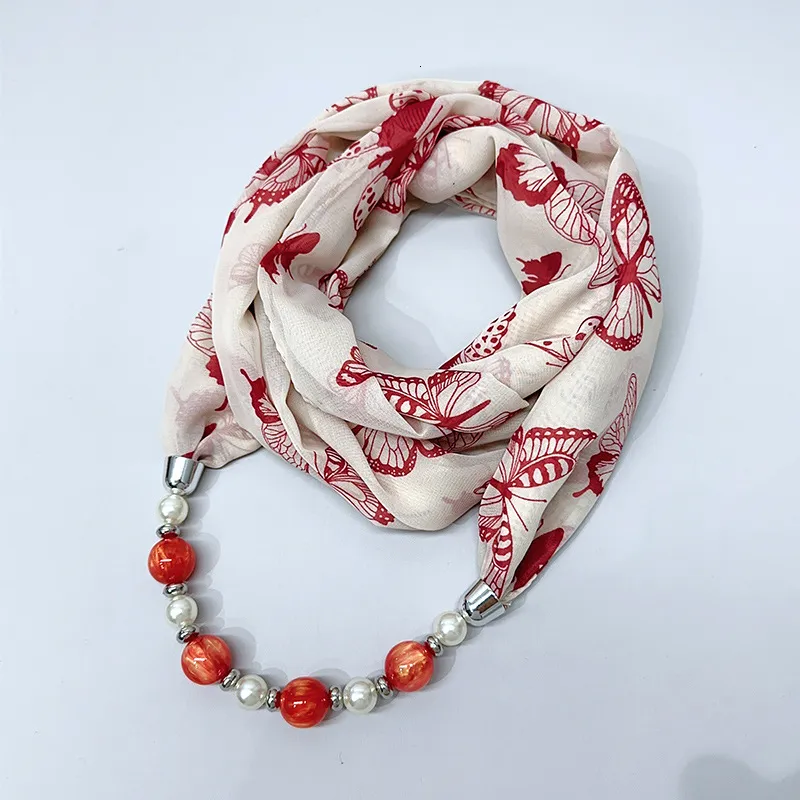 Neuer Perlen-Chiffon-Perlenschal für Damen, modischer Halswärmer für Herbst und Winter, Sonnenschutz für Frühling und Sommer, einzigartig_voghion.com