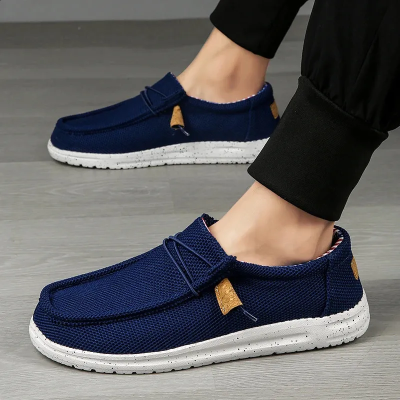 Herren Freizeitschuhe Aus Canvas, Bequeme Slipper Für Den Sommer_voghion.com